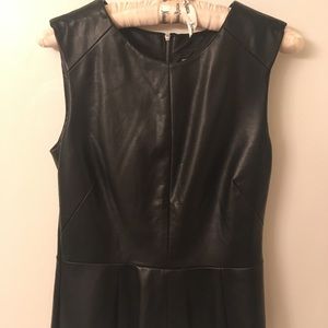 Black CO sleeveless zip top, sz. S